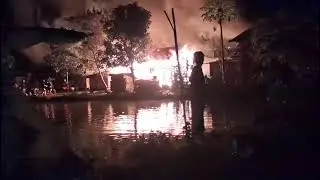 One of the house in Merapani village got burned down in the morning at 4.30 Am 