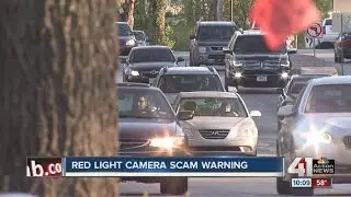Red light camera scam warning