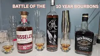 Battle of the 10 yr Bourbons - Jack Daniels vs Eagle Rare vs Russell's Reserve