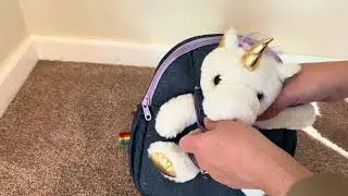 Toddler Unicorn Backpack Great Gift Idea #toddlers #toddlertoy #toddlertoys