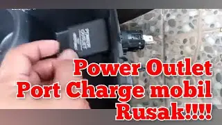 Tutorial ||Gak Bisa nge-charge di mobil power outlet atau mati rusak periksa ini Honda Mobilio.
