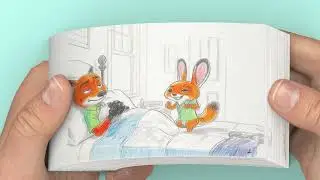 Drawings of ZOOTOPIA 2 You Haven't Seen INSANE Flipbook #Flipbook #Creativity