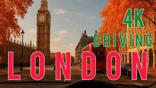 4K London Driving Tour | Central London Streets in Daylight