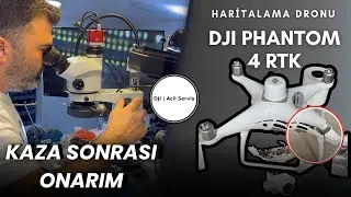 Dji Phantom 4 pro RTK Kaza Onarım Teknik Detaylar #djiphantom4pro #dji