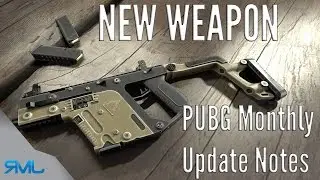 NEW WEAPON AND CONTENT - PlayerUnknown's Battlegrounds Monthly Update Patch Notes