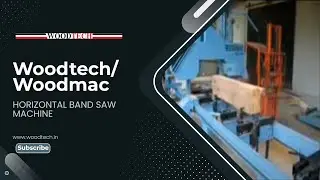 WOODTECH / WOODMAC - HORIZONTAL BAND SAW MACHINE #woodtechchannel #factoryshorts #carpentry