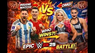 Ronaldo team vs Wwe | WWE 2k25 Live | day 1 | 🔴 #shorts #shortslive #shortsfeeds #cr7 #messi
