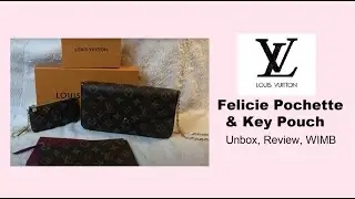 Louis Vuitton Haul 2 - Unboxing F&Eacute;LICIE POCHETTE and KEY POUCH | RaqReview