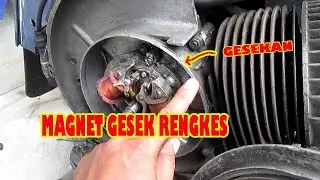 Cara mengatasi magnet vespa goyang