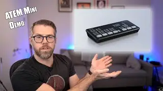 Blackmagic ATEM Mini livestreaming video demo