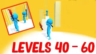 Sword Play! Ninja Slice Runner 3D Levels 40-60 | Gameplay Walkthrough (Android, iOS)