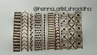 Simple Lace And belt Designed By Henna Artist Shraddha
