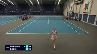 Elena Malygina (EST) vs Oceane Dodin [Q] (FRA) // 3-6 3-6 // W50 Manchester // 1st Round