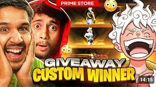 Giveaway custom winner 🏆#freefire 