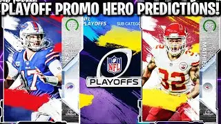 ПРОГНОЗЫ НА ГЕРОЕВ ПЛЕЙ-ОФФ! ЭЙ ДЖЕЙ БРАУН, ДЕРЕК КАРР И ДРУГИЕ! | MADDEN 22 ULTIMATE TEAM