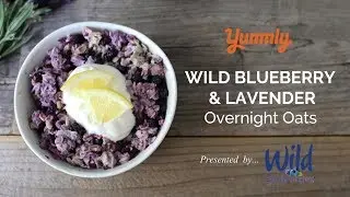 How to Make Blueberry Overnight Oats with Lavender Lemon Cr&egrave;me | Yummly Recipes