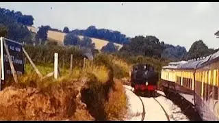 A Visit To The Dart Valley Railway Paignton Devon In The 1970s From An 8mm Cine Film