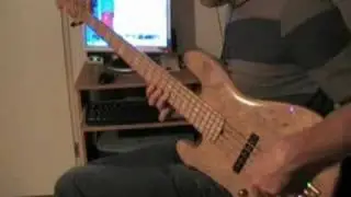 Bass solo over 