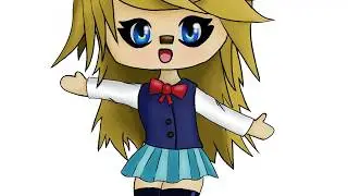 CHIBI SPEEDPAINT | cute school gril