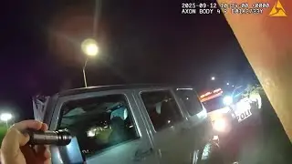 Кадры с нательной камеры показывают реакцию полиции на обвинение сенатора штата Невада в вождении...