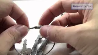 Stainless Steel Wire Keyring Loop