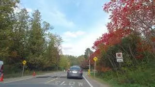 Forks Of The Credit Road scenic drive, eastbound from Mississauga Rd to Huronatario St #gezencouple