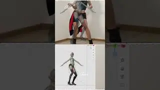 🍝 How I animated #LESSERAFIM 'SPAGHETTI'【#MMD/BLENDER】