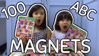 100 ALPHABET MAGNETS by Naveen & Nyrelle's show