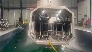 Master Helicopter Underwater Escape with HUET Training at ATI-ONGC
