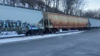 CSX# 2504 & 6503 NBD Kingston Local QR52 Cornwall NY 1/23/26
