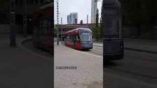 Tampere tram -  Skoda Forcity Smart Artic 34x #shorts #shortsvideo #trams #traffic #viral