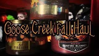 Fall Goose Creek Candle Haul 2025 - Campfire Leaves - Fall Fireside - Bonfire Blanket