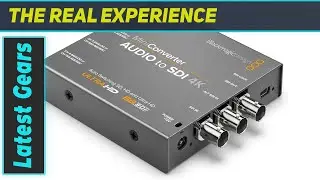 Blackmagic Design Mini Converter Audio to SDI 4K - Enhance Your Audio Workflow!