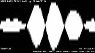 1 Hour of Relaxing Sub Bass &ndash; Hypnotic Oscilloscope Visualization | DEEP BASS DRONE 0001
