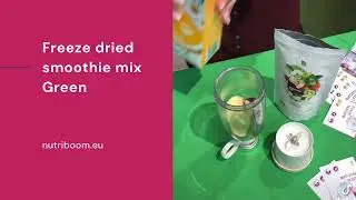 NutriBoom freeze dried smoothie mix Green
