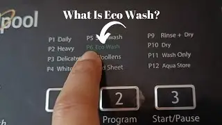 Eco Wash Program In Whirlpool Washing Machine⚡Eco Mode In Automatic Washing Machine⚡Short Wash Cycle