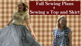 My Fall Sewing Plans + Sewing a Gingham Top and Skirt
