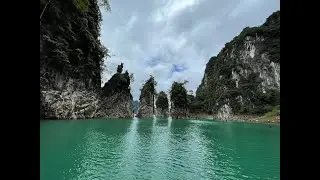 Thailand Cheow Lan Lake ( Rajaprabha Dam of Khaosok National Park)