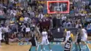 Tony Parker Beats the Buzzer with the Corner Three