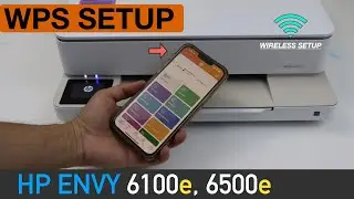 Настройка HP Envy 6100e WPS &mdash; подключение к Wi-Fi за 2 минуты, настройка на iPhone!!