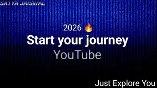 Start your journey on YouTube 💯✍️ #youtube #journey #myfirstvedioonyoutube 
