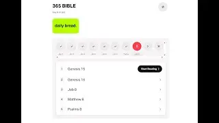 356 Day Bible Plan - Day 8