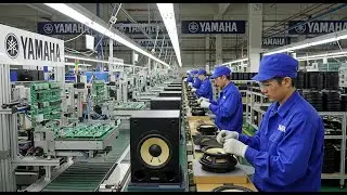Inside the YAMAHA Factory &mdash; How HS8 Studio Monitor Speakers Are Made (Full Production Process) 🔊🏭