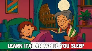 LEARN ITALIAN While You Sleep 🌙 8 Bedtime Stories (Italian for Beginners and Intermediate) - 1 Hour