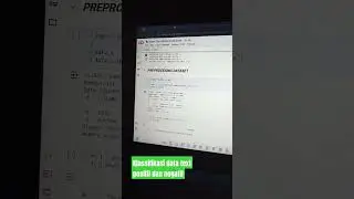 Klassifikasi data text positif dan negatif #analisisdata #sentimentanalysis