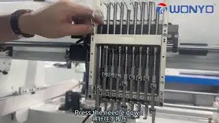 How to adjust the needle bar on embroidery machine