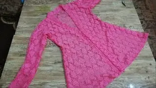 Easiest method of cutting and stitching  Shrug || Shrug tutorial for young girls
