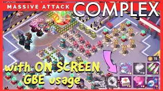 COMPLEX - great video with ON SCREEN gunboat energy usage 😎 operation MASSIVE ATTACK // BOOM BEACH