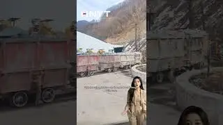 5 ton lithium battery locomotive in action | mining rail transportation #locomotive #mining #machine