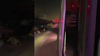 Local train is Departure on platform no 5 at Santragachi Station 